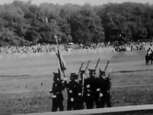 Revue à Longchamp: défilé du Génie