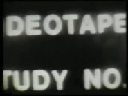 Video Tape Study No. 3