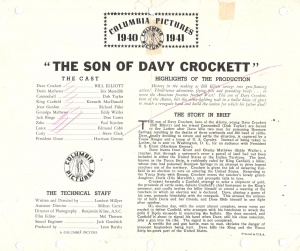 The Son of Davy Crockett