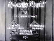 Opening Night