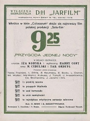 9:25. Przygoda jednej nocy