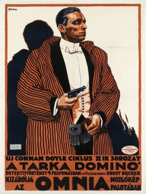 Der gestreifte Domino