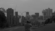 Nuages sur la ville