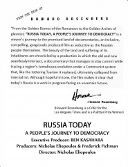 Russia Today, a Peoples Journey to Democracy