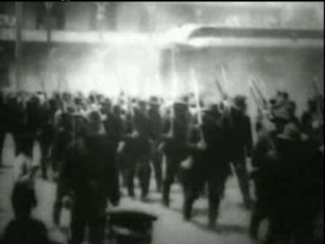 10th U.S. Infantry, 2nd Battalion Leaving Cars