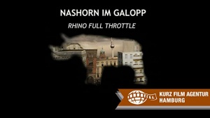 Nashorn im Galopp
